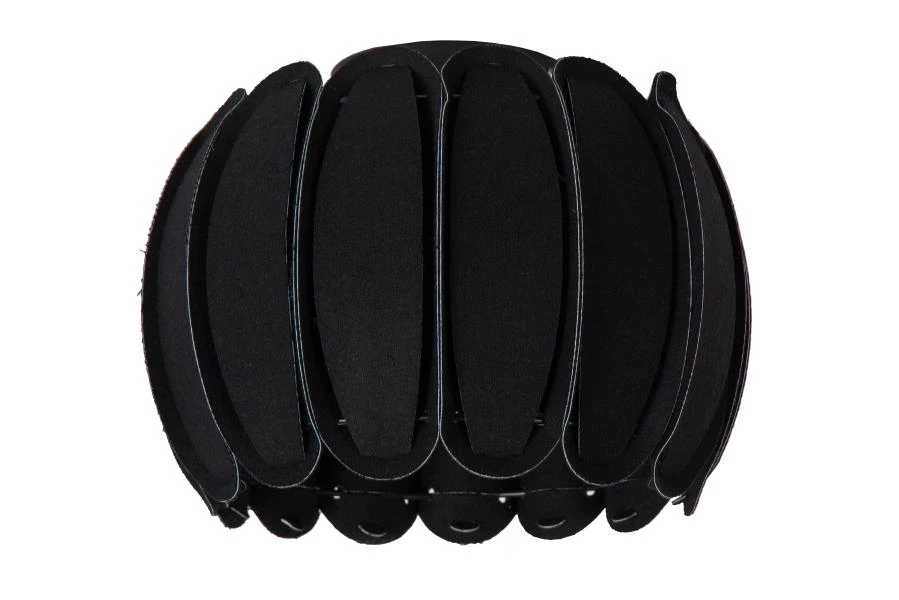 Lucide SPENCER - Plafonnière - Ø 30 cm - 1xE27 - Zwart - uitgezet